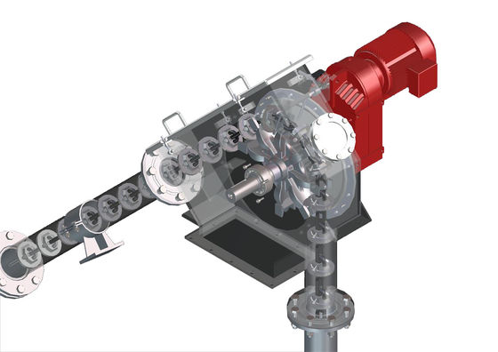 Bulk Material Energy Saving 80m Tubular Chain Conveyor