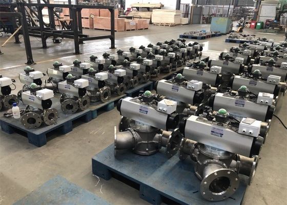 Easy Switch Material Flow Direction ANSI Plug Diverter Valve