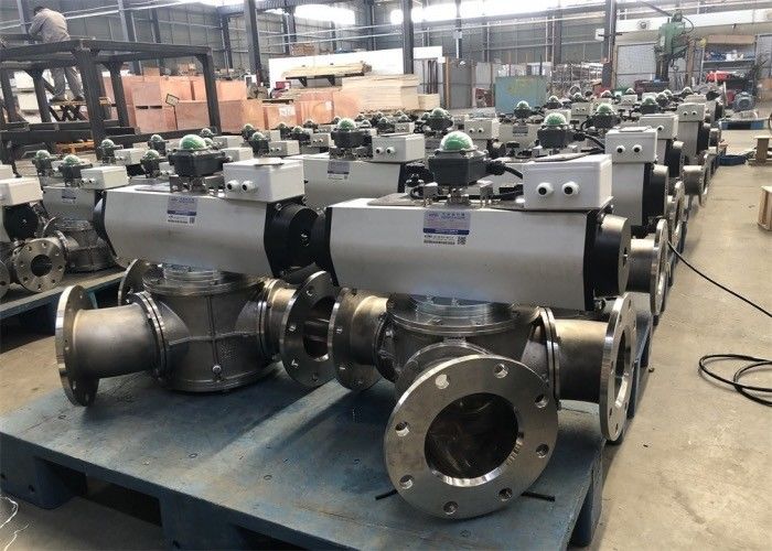 Easy Switch Material Flow Direction ANSI Plug Diverter Valve